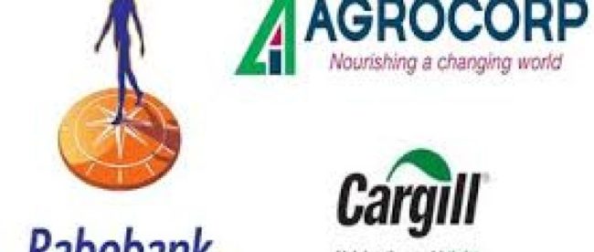 Logo cargill, agrocorp et rabobank