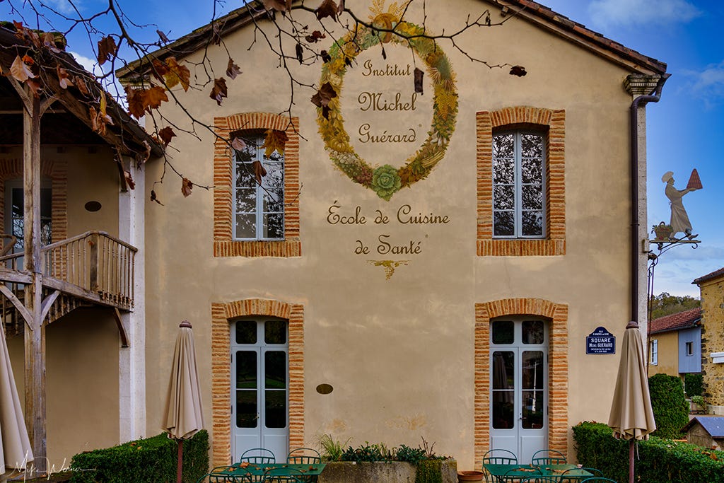 Façade de l'institut Michel Guerard