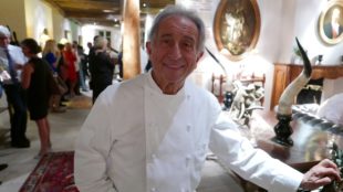 Michel Guérard dans son restaurant