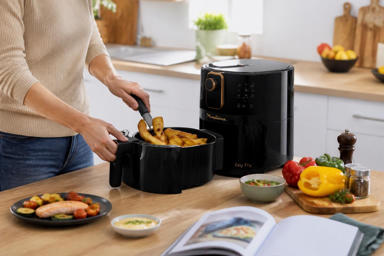 découvrez le livre de recettes easy fry moulinex avec des astuces pratiques et des recettes simples à réaliser pour profiter pleinement de votre friteuse sans huile.