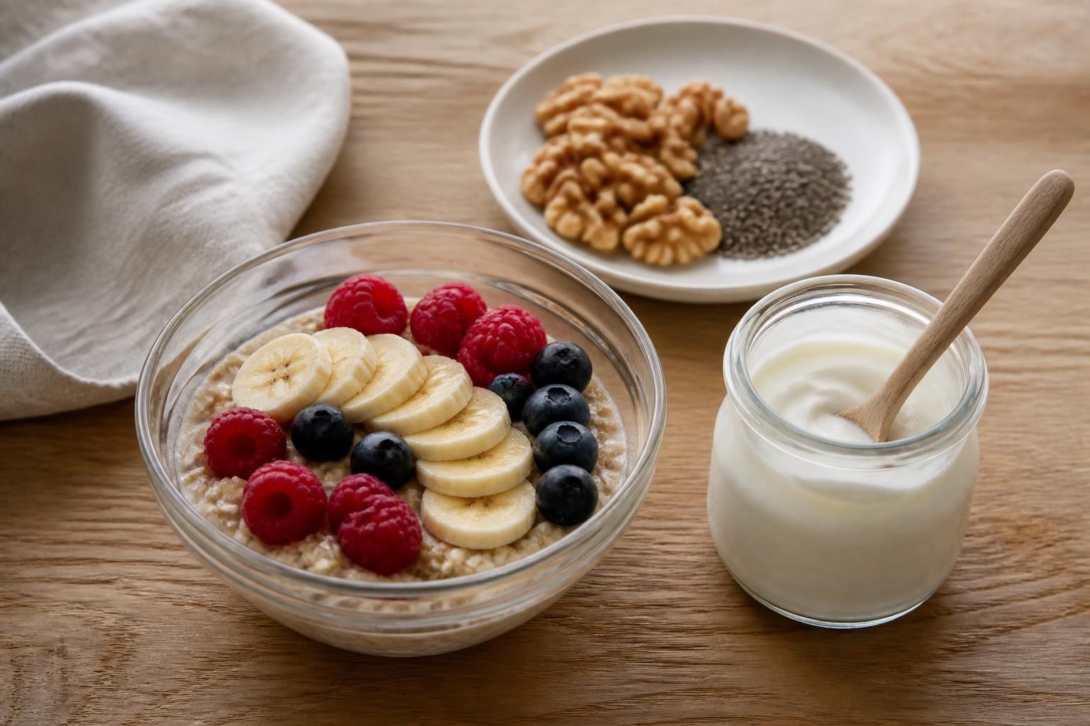 découvrez des recettes de petit déjeuner sain alliant la douceur des flocons d'avoine et la fraîcheur du fromage blanc pour un réveil gourmand et équilibré.