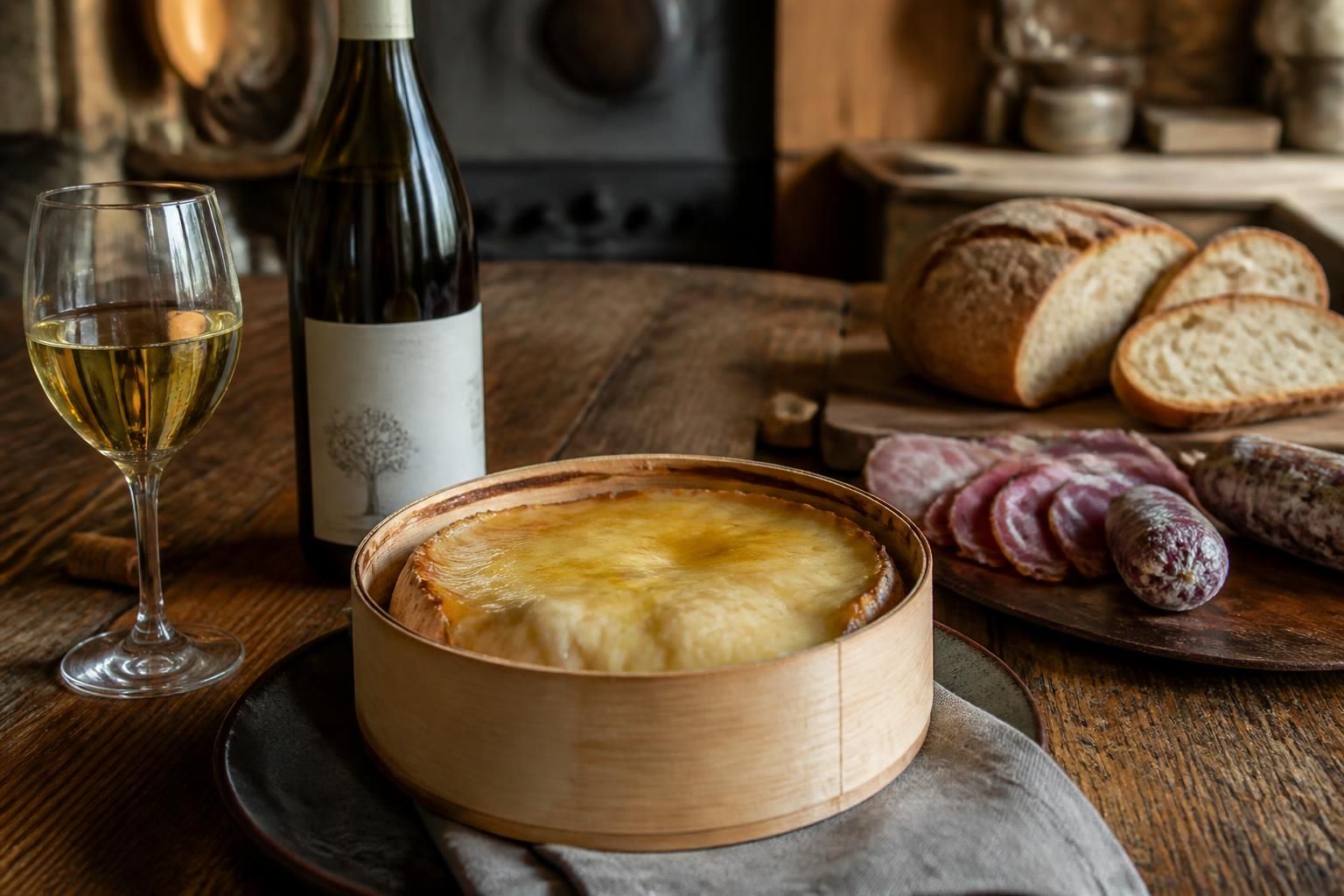 découvrez quel vin choisir pour sublimer votre mont d'or au four et profiter d'un accord parfait entre fromage fondant et vin délicieux.