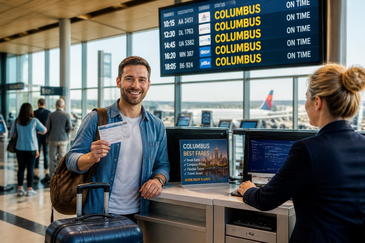 réservez facilement votre billet d'avion pour columbus grâce à nos conseils pratiques et découvrez les meilleures offres pour un voyage économique et agréable.