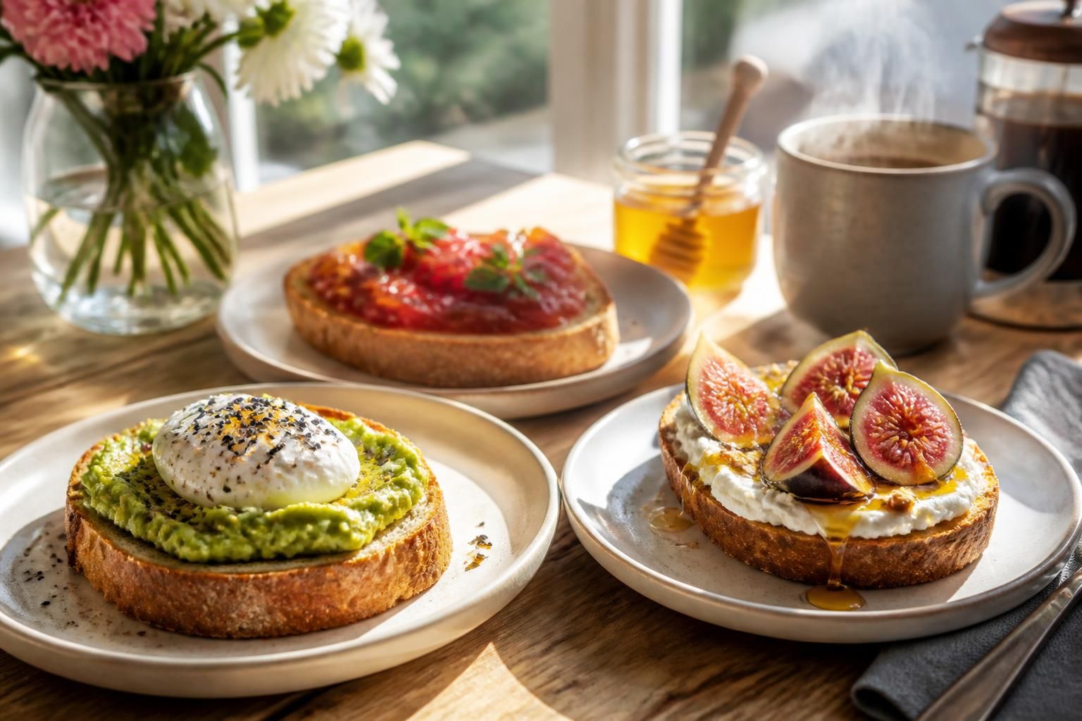 découvrez des idées savoureuses de tartines pour bien commencer votre journée avec délices du matin. recettes simples et gourmandes pour un petit-déjeuner parfait.