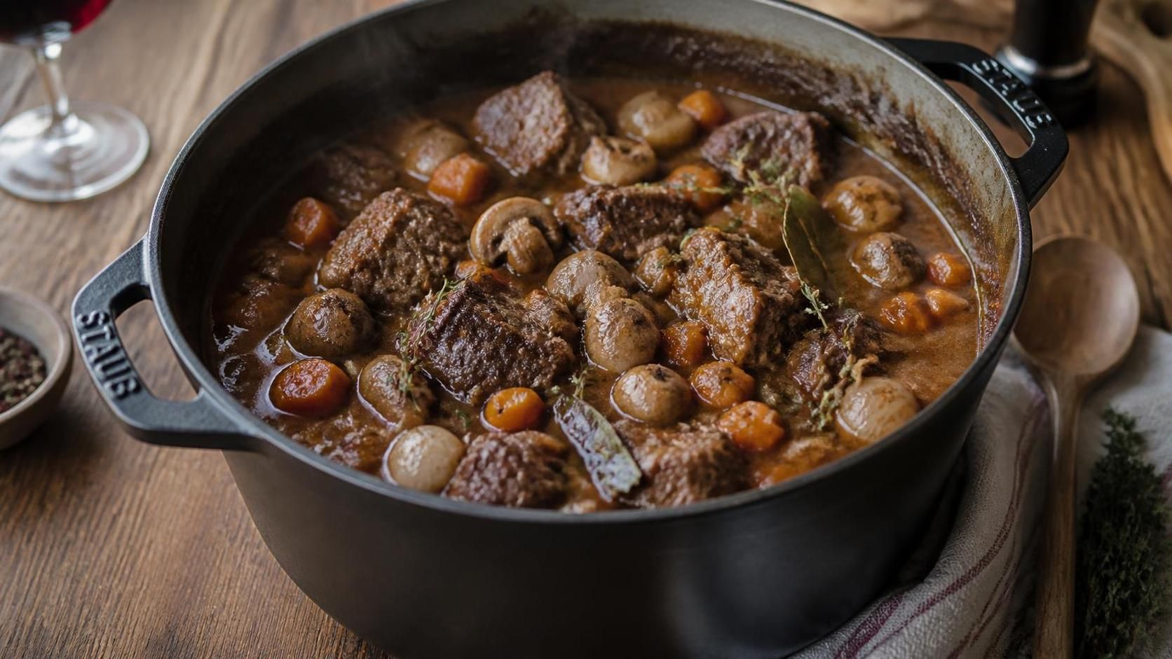 découvrez notre ragoût savoureux de sanglier mijoté à la perfection, une recette traditionnelle alliant douceur et richesse des saveurs pour un repas réconfortant.
