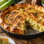 Délicieuse tarte gourmande aux poireaux fondants