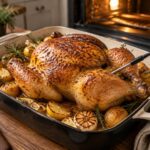 Durée idéale pour cuire un poulet de 2 kg au four : conseils et astuces