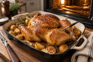 Durée idéale pour cuire un poulet de 2 kg au four : conseils et astuces