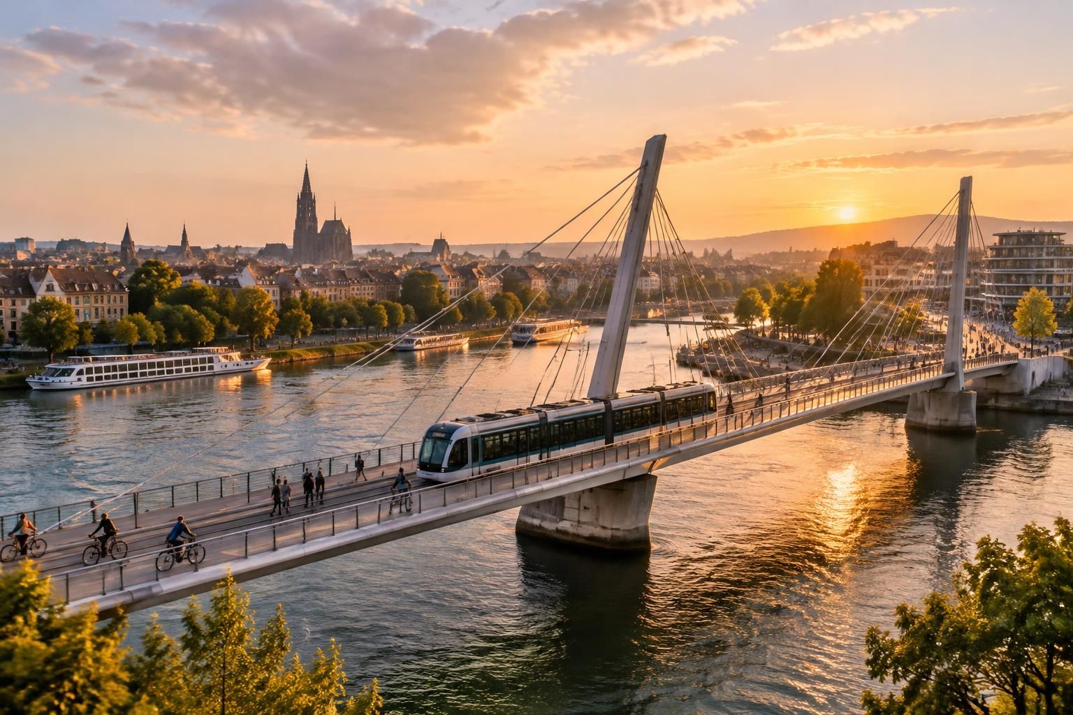 découvrez kehl, ville dynamique au bord du rhin, où cultures française et allemande se rencontrent entre patrimoine, nature et art de vivre.