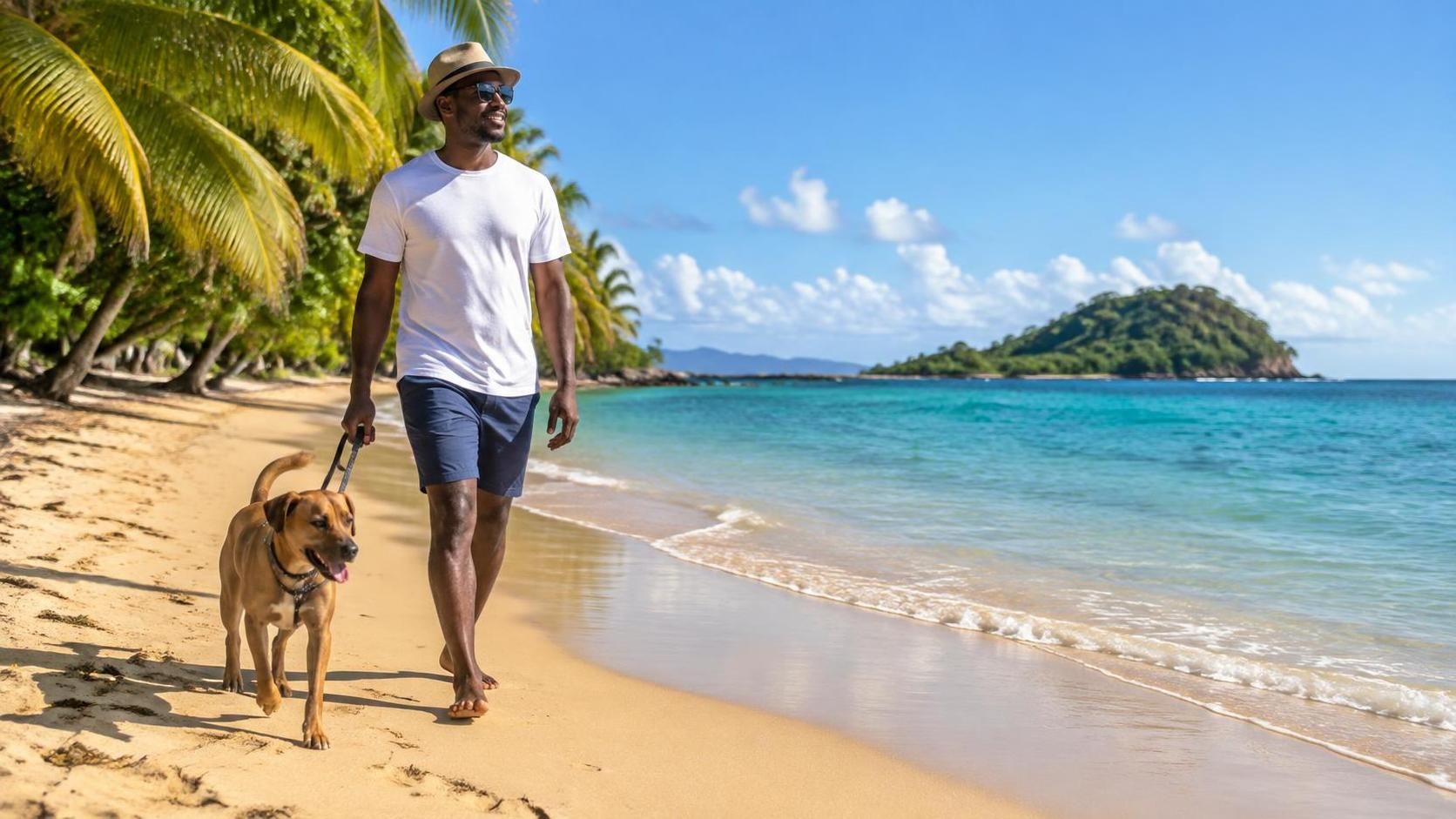 découvrez les plages de martinique où votre chien est le bienvenu et profitez de sorties en bord de mer avec votre compagnon à quatre pattes.