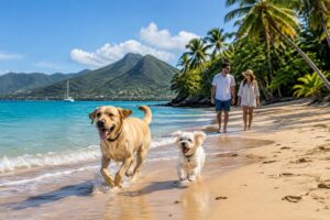 Martinique : Découvrez les plages où vos chiens sont les bienvenus
