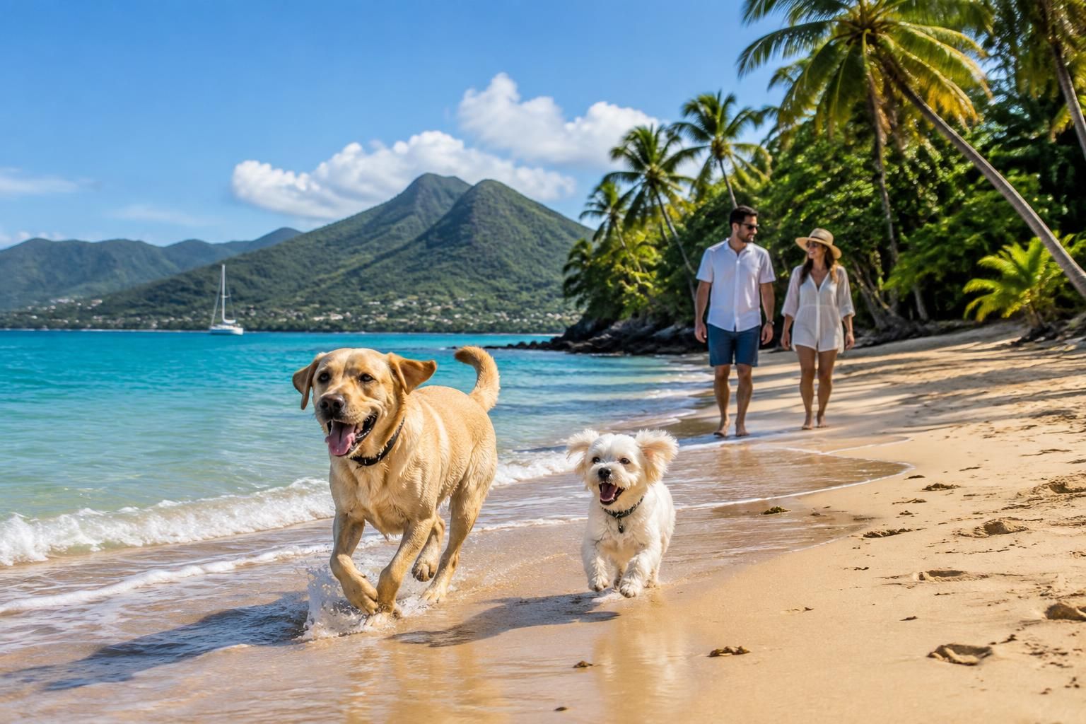 découvrez les plages de martinique où les chiens sont les bienvenus et profitez de belles journées en bord de mer avec votre compagnon.