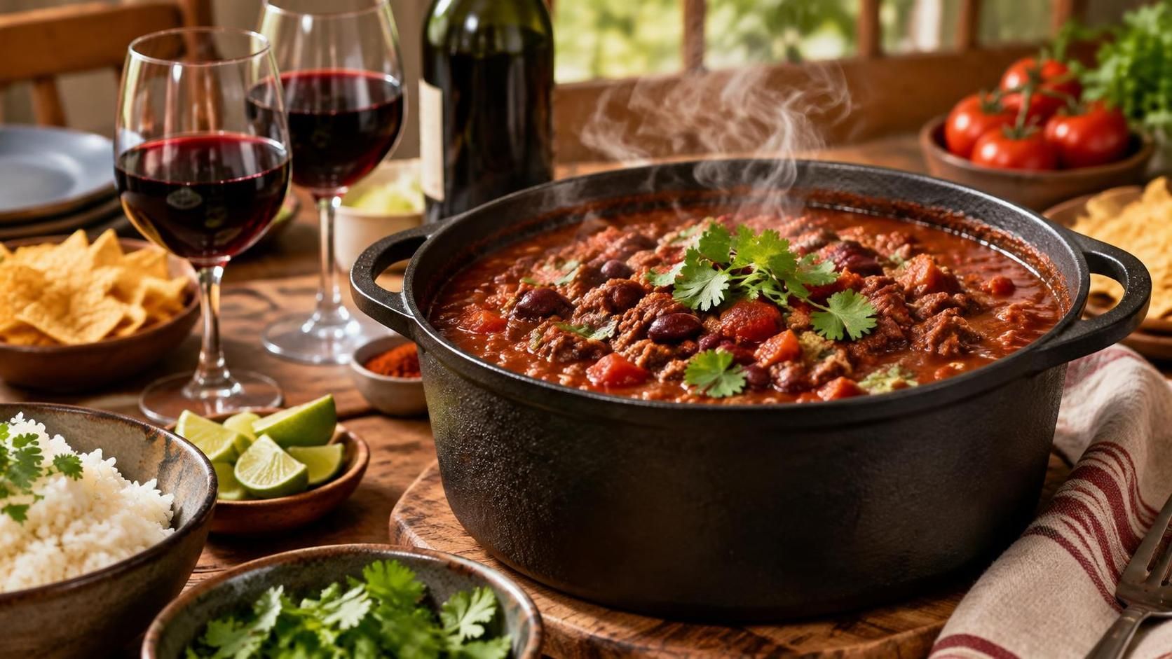 découvrez quel vin choisir pour accompagner un chili con carne : rouges fruités, rosés ou blancs aromatiques pour équilibrer les épices.