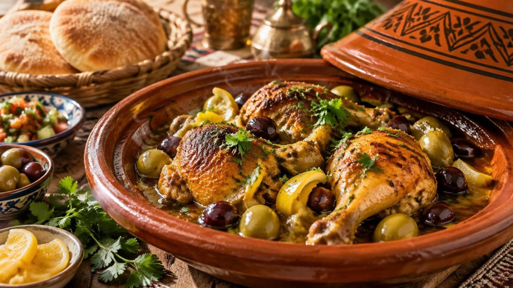 découvrez une recette de poulet marocain aux olives, mijoté aux épices et aux saveurs ensoleillées. un plat généreux et facile à préparer.
