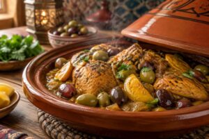 poulet marocain aux olives